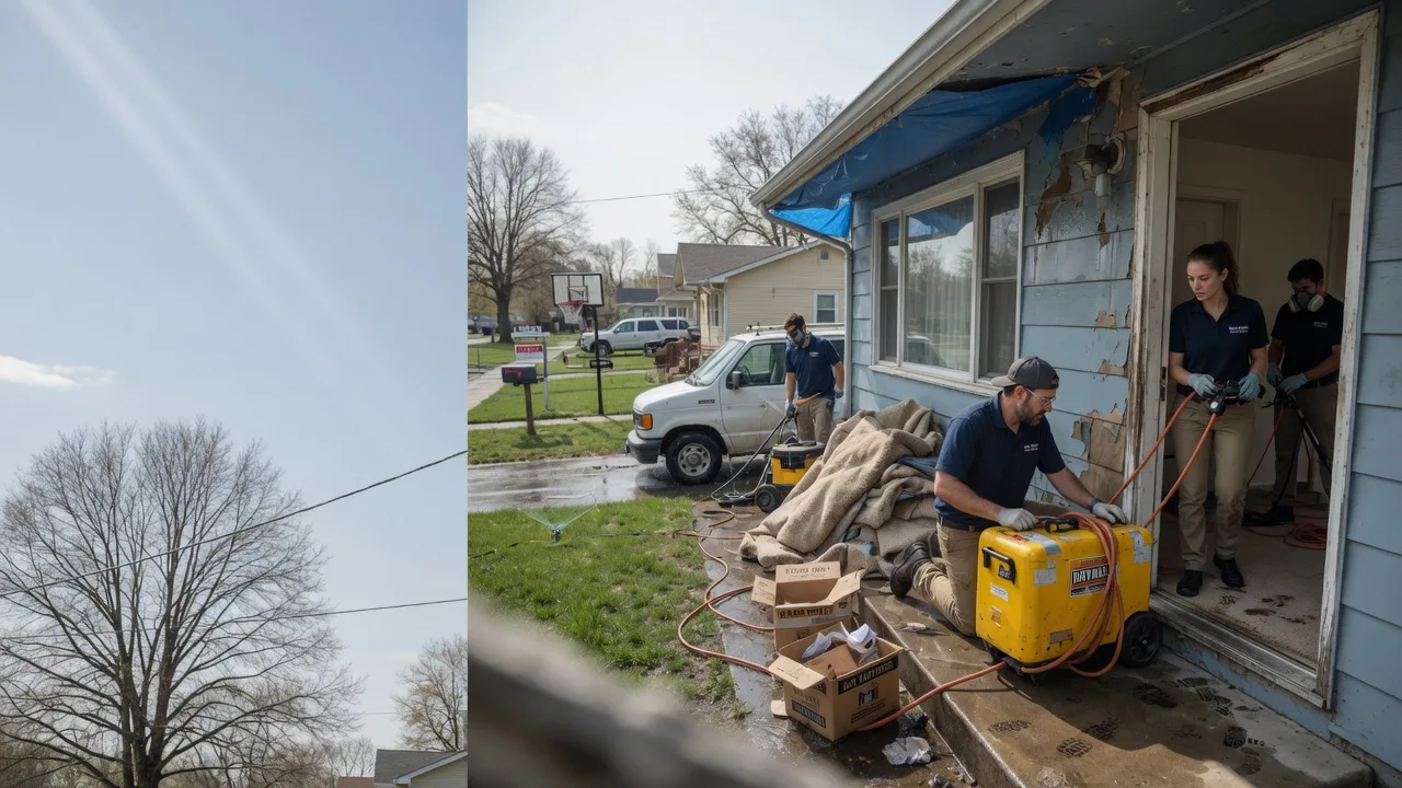 Basement Flood Cleanup in Ellery, IL near me
